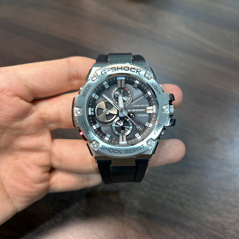 Pre-Owned] Casio G-Shock G-Steel GST-B100-1A Tough Solar Men Watch
