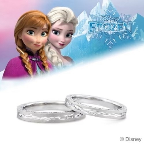 ケイウノ】アナと雪の女王（結婚指輪） ID37135 | hirai art gallery