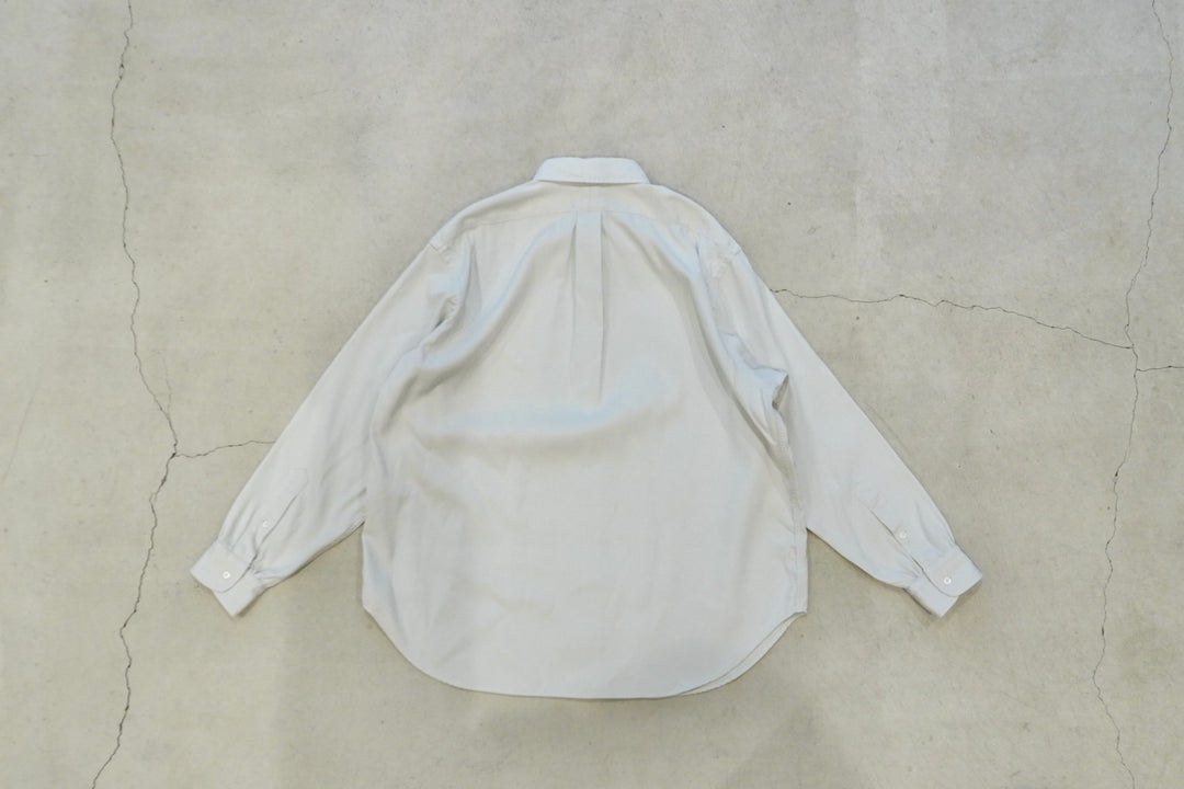 A.PRESSE / Double Weave Twill Regular Collar Shirt – web-inter