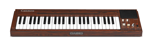 The first Casio electronic musical instrument, the Casiotone 201