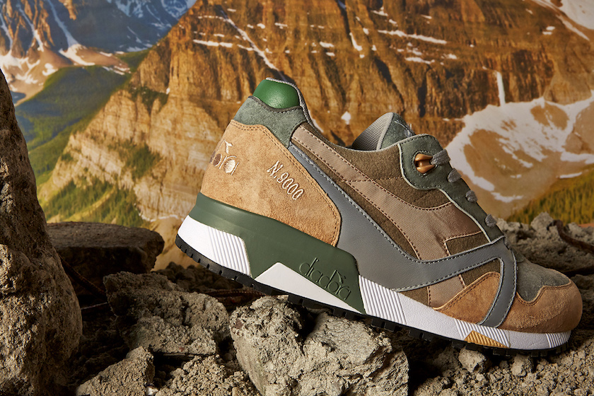 山岳部隊のユニフォームを模した、ディアドラのイタリア産美配色