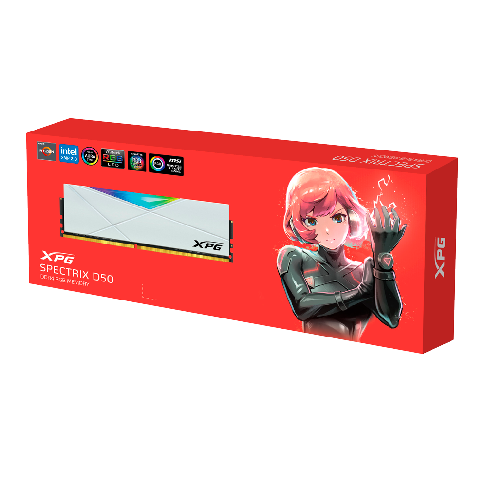 XPG SPECTRIX D50 計32GB DDR4-3200MHz メモリー XPG SPECTRIX D50 計