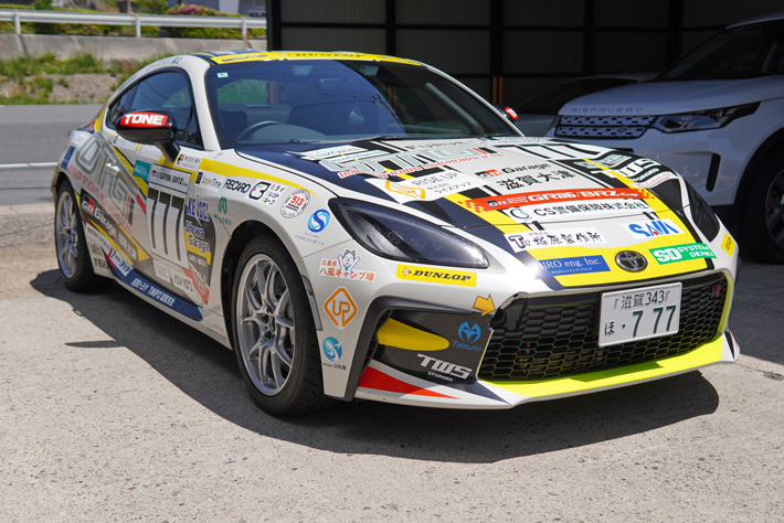 山﨑武司さん所属チーム「OTG 滋賀トヨタ」の86レーシングカーに、WPF