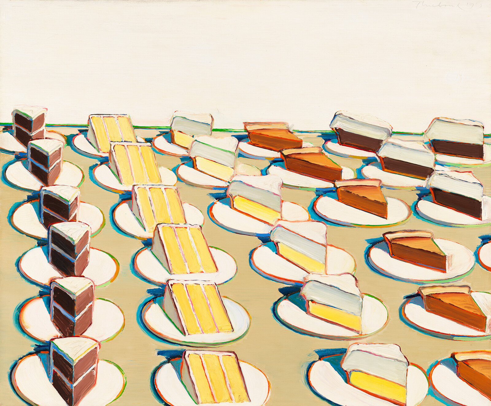 Wayne Thiebaud | Pie Counter | Whitney Museum of American Art