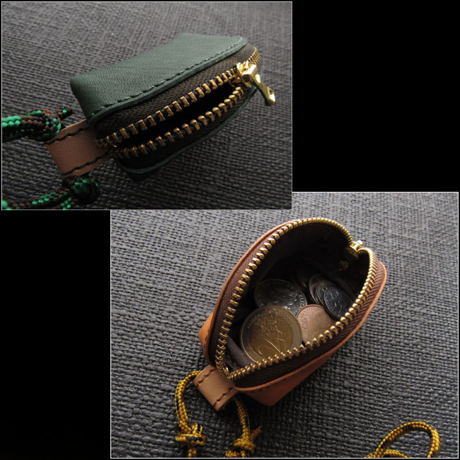 ミニポーチ ショルダーストラップ付き コインケース 小銭入れ 小物入れ