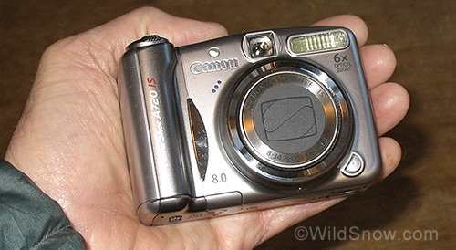 Camera Comparo - Canon A640 & A720is - The Backcountry Ski Site