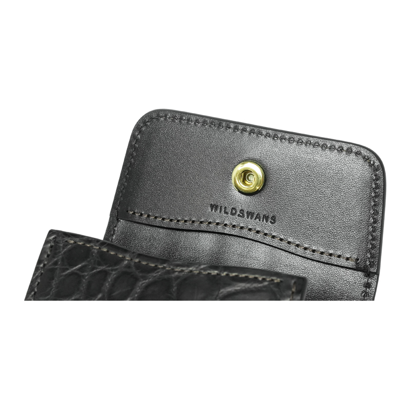 マルチカードケース《アーサー》クロコダイル｜WILDSWANS(ワイルド