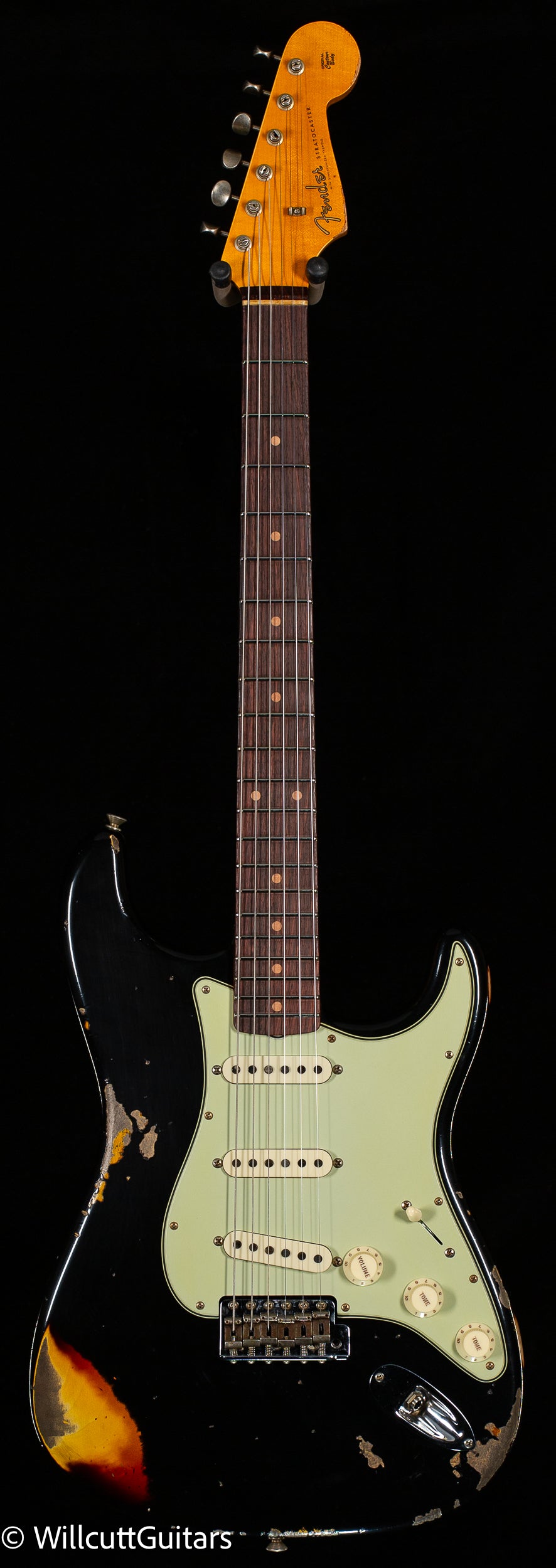 Fender Custom Shop 1960 Stratocaster Heavy Relic Aged Black/3-Tone