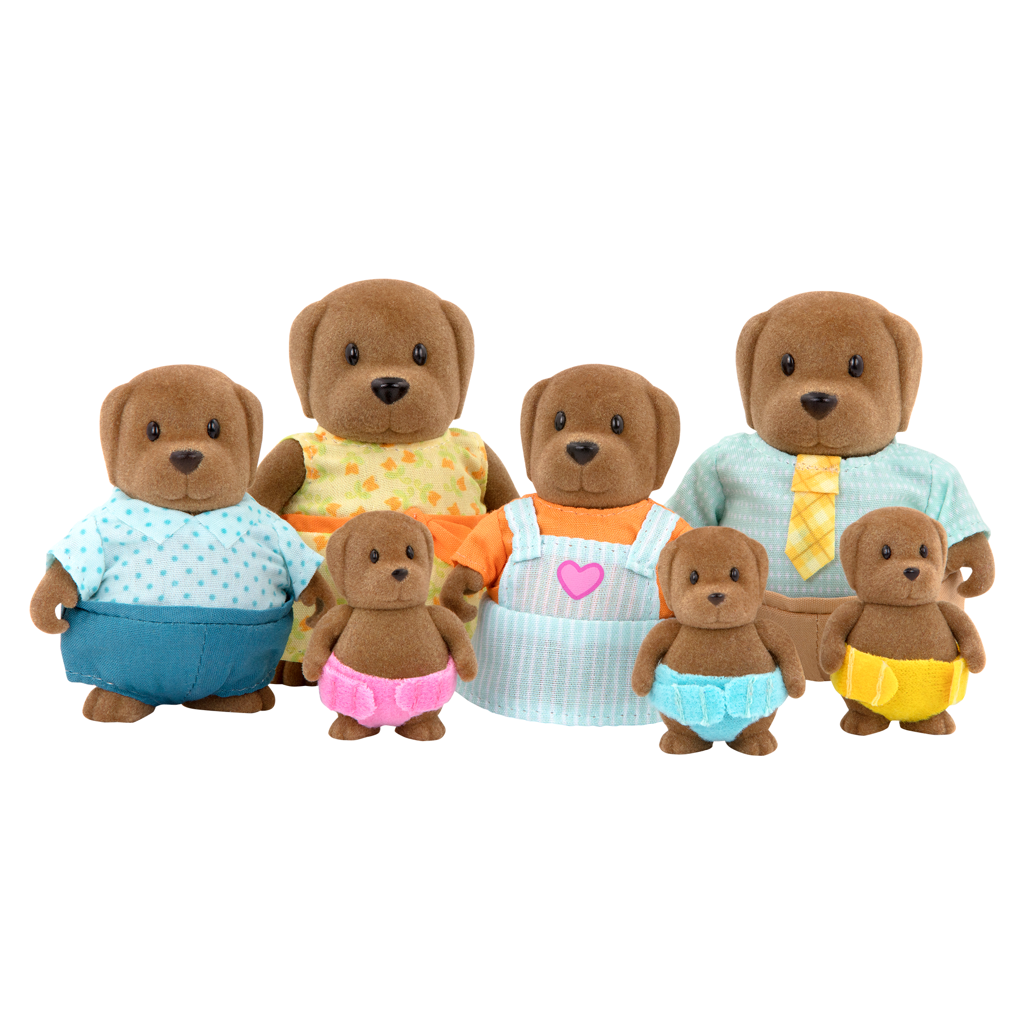 The Wagadoodle Dogs | Small Animal Figurines | Li'l Woodzeez