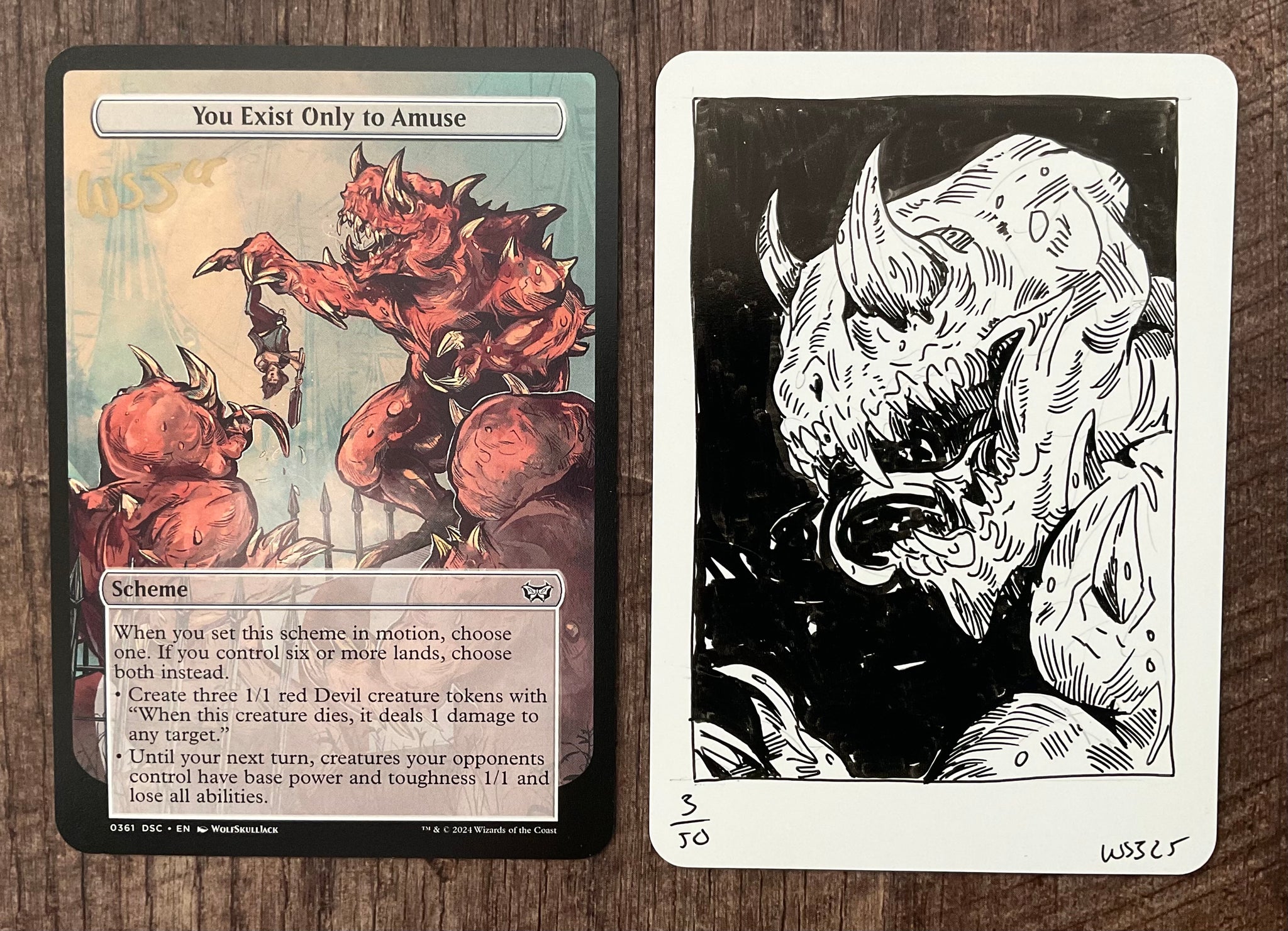 MTG You exist only to amuse AP – WolfSkullJack Art