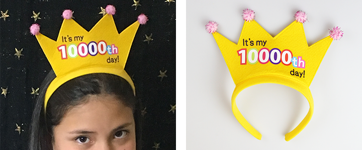 10000日記念日」カチューシャ