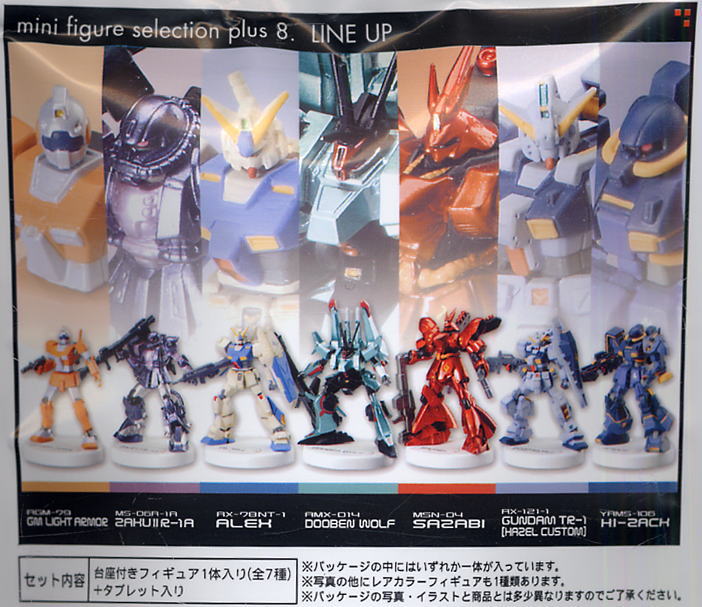 GUNDAM ミニフィギュアセレクション プラス8 10個セット(食玩