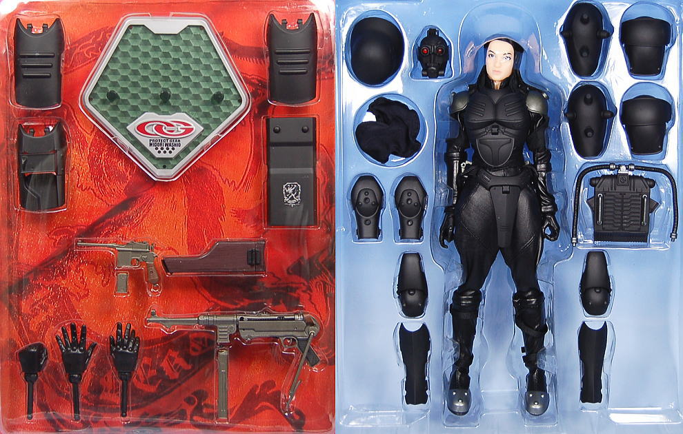 犬狼伝説版 プロテクトギア 鷲尾翠 in CG マットブラック Ver. (ドール