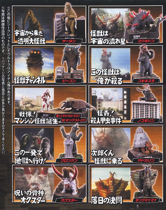 名鑑シリーズ 帰ってきたウルトラ怪獣名鑑～怪獣チャンネル編～ 10個