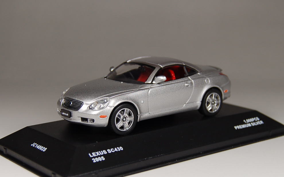 LEXUS SC430 2005 (プレミアムシルバー/クローズド仕様) (ミニカー