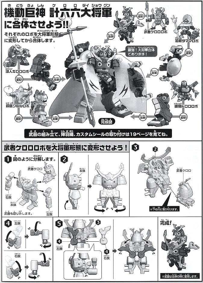 計六六(ケロロ)大将軍 (プラモデル) - ホビーサーチ ガンプラ他