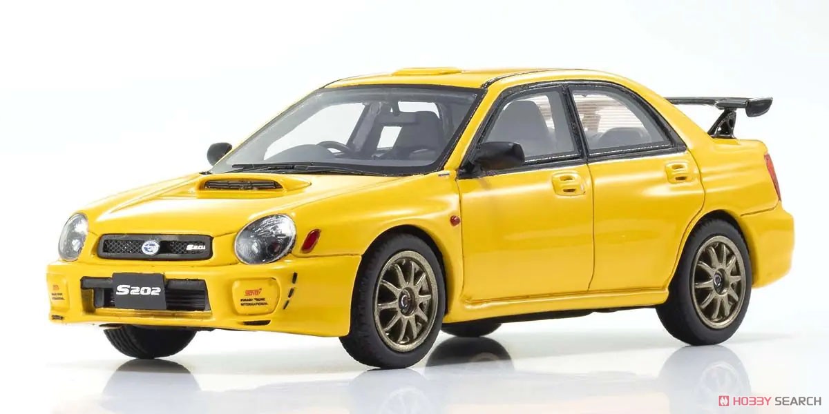 スバル インプレッサ S202 (イエロー) (ミニカー) - ホビーサーチ ミニカー