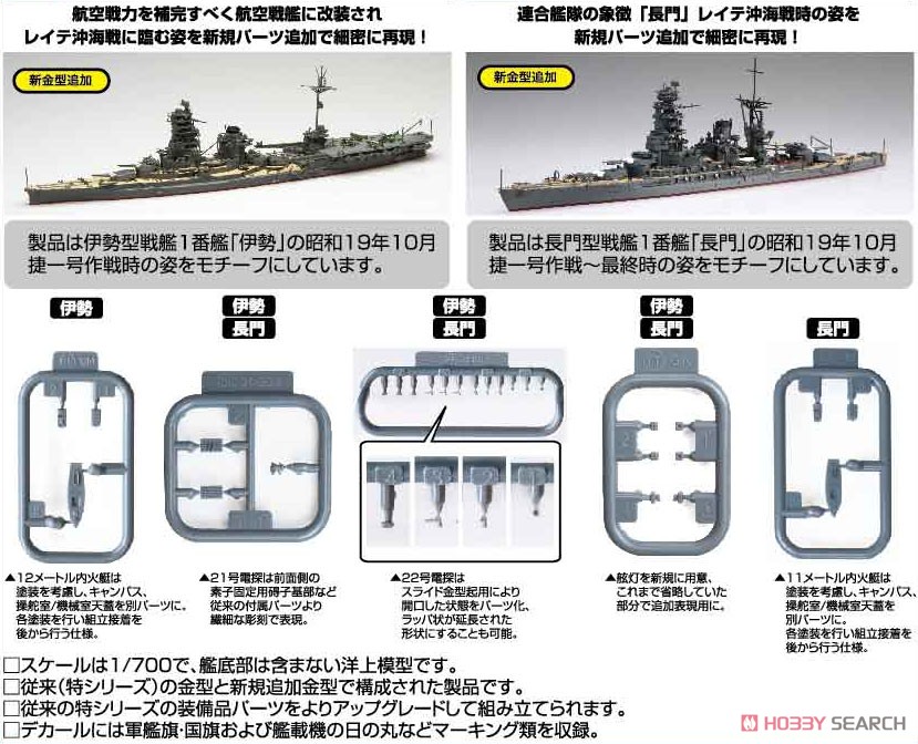 日本海軍航空戦艦 伊勢 (昭和19年/捷一号作戦) (プラモデル) - ホビー