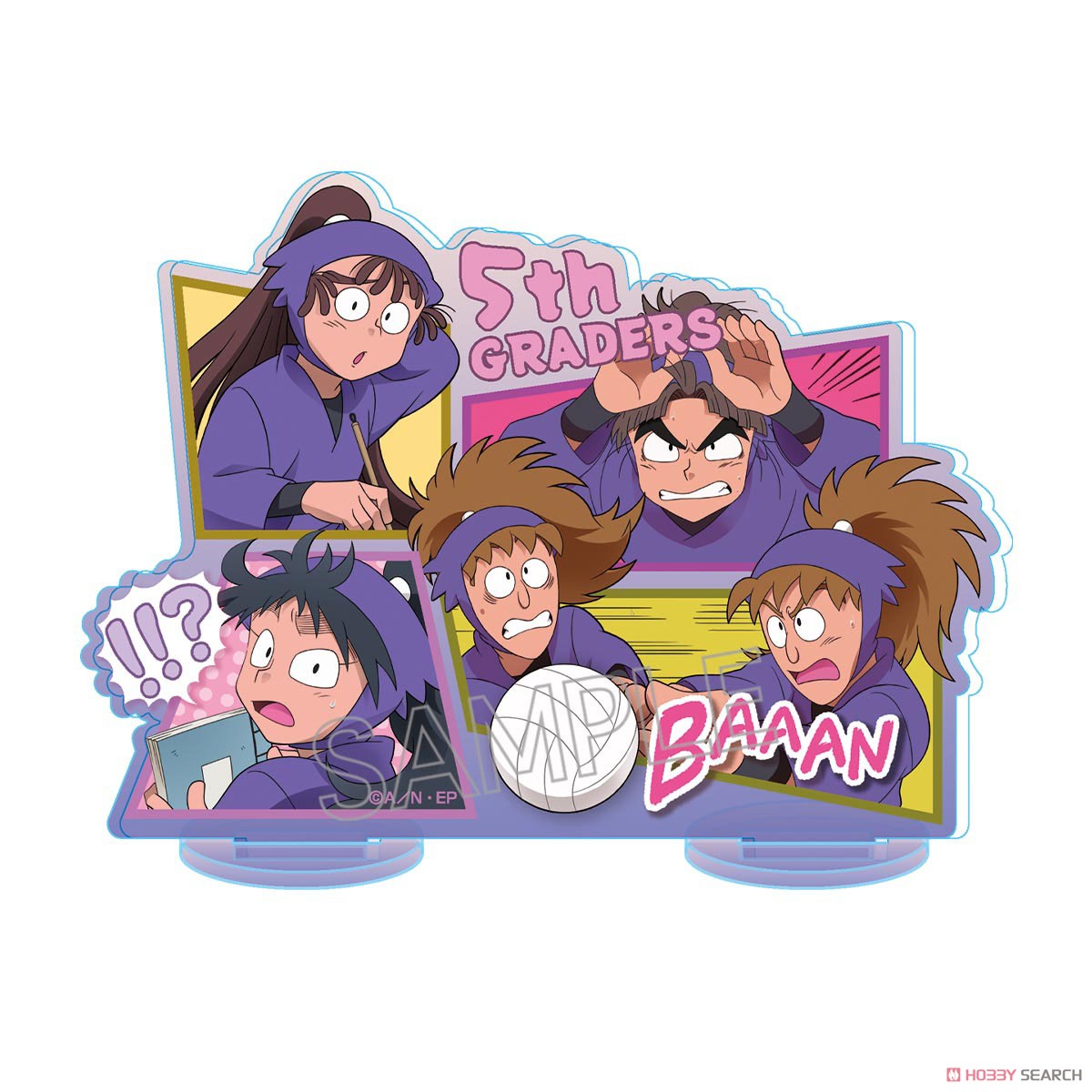 忍たま乱太郎 アクリルスタンドvol.2 五年生 (キャラクターグッズ