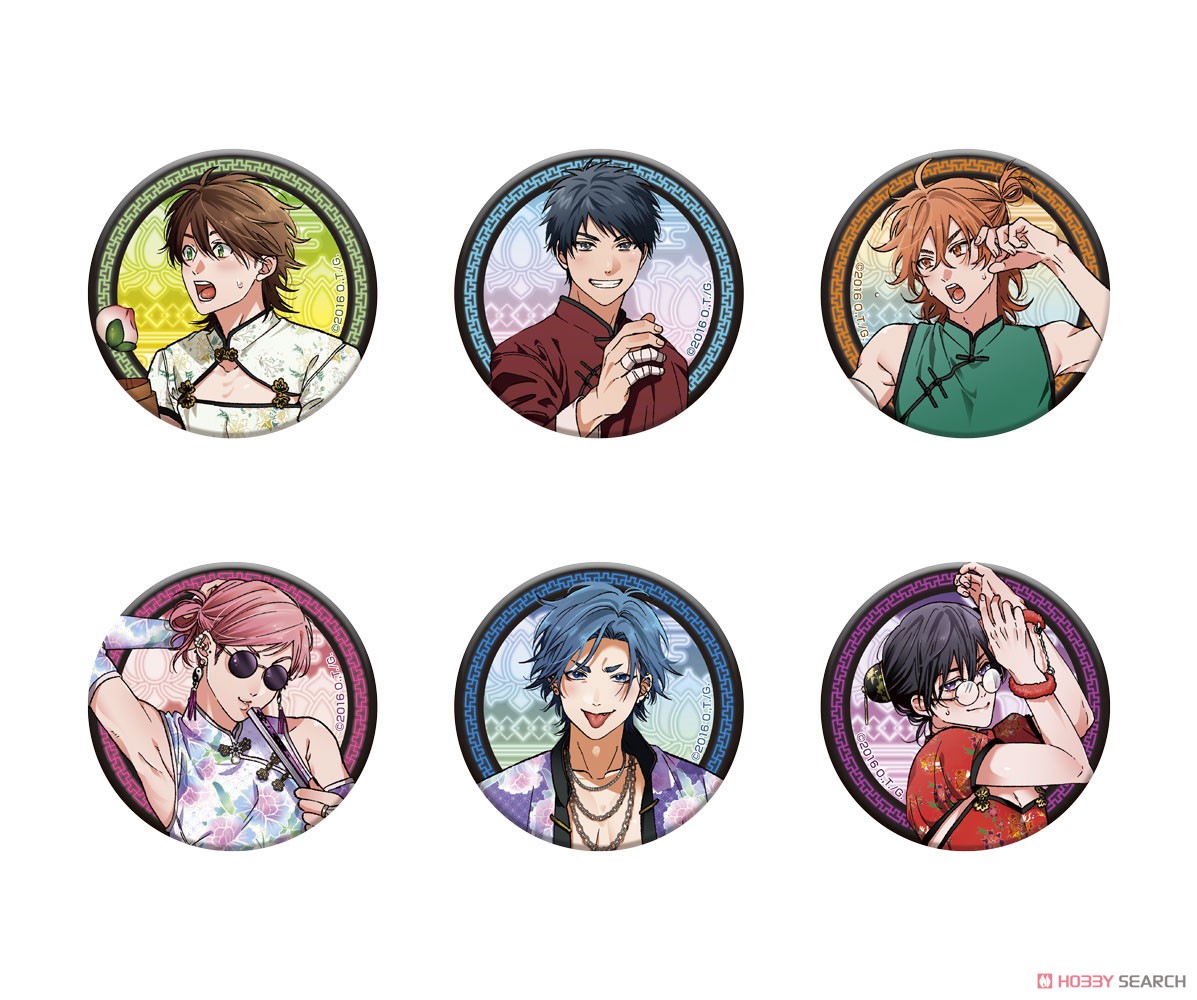 ヤリチン☆ビッチ部グラフアートアクリルキーホルダー缶バッジ9名