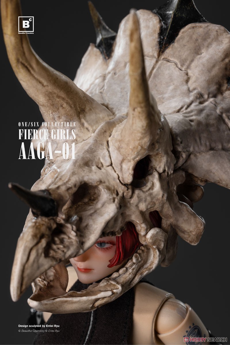 Beautiful Chemistry 1/6 Fierce Girls Series BONE GIRL/ TRICERATOPS