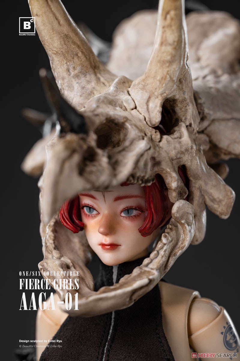 Beautiful Chemistry 1/6 Fierce Girls Series BONE GIRL/ TRICERATOPS