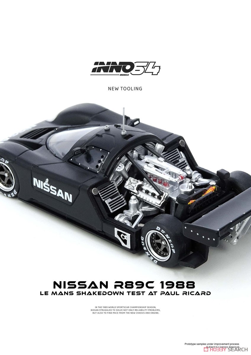NISSAN R89C LE MANS SHAKEDOWN TEST AT PAUL RICARD (Diecast Car