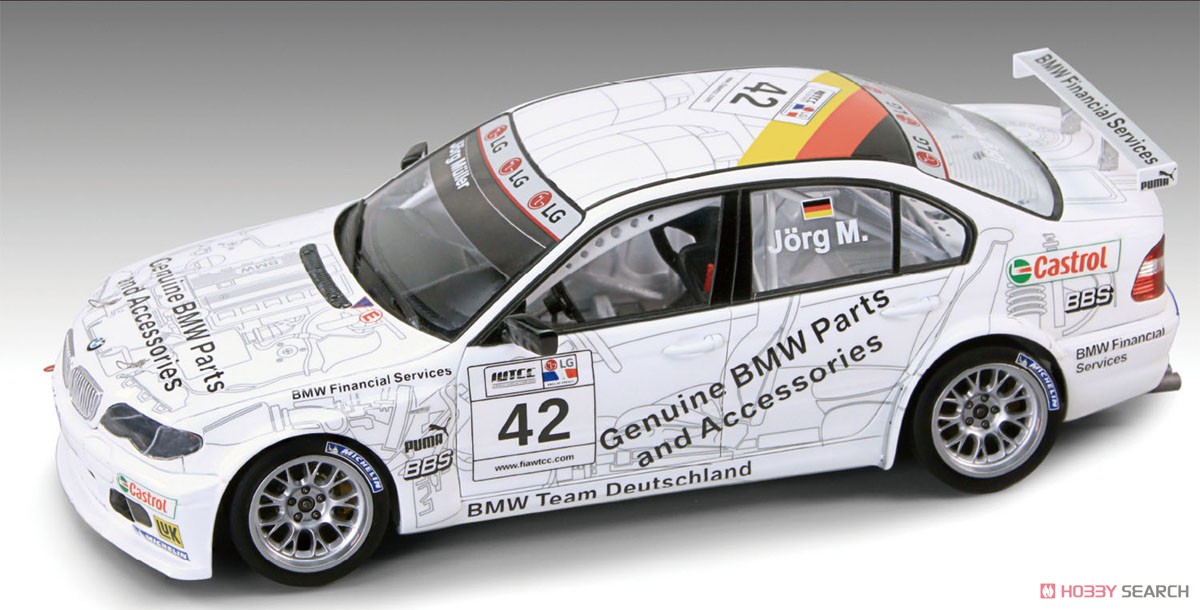 BMW 320i 2005 E46 WTCC レース・オブ・フランス ウィナー (プラモデル