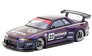 Nissan Skyline (R32) Widebody Midnight purple (ミニカー) - ホビー