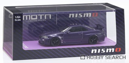 MOTN] Nismo R34 GT-R Z-tune (Purple) with LED (Diecast Car