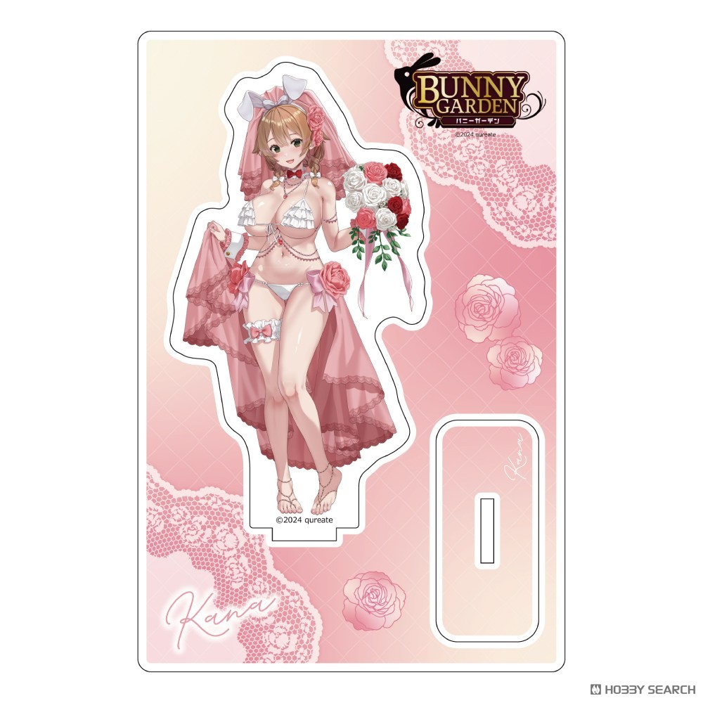 バニーガーデン 描き下ろしアクリルスタンド (花奈/バニーウエディング