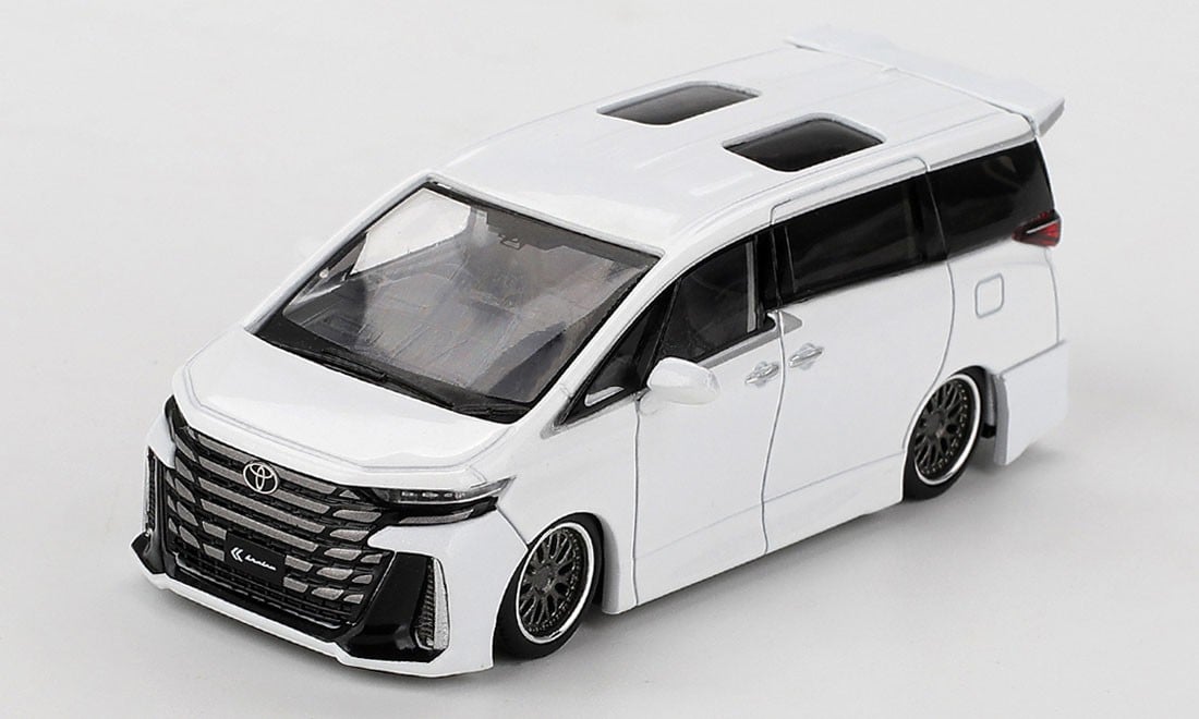 Toyota ヴェルファイア 40 KUHL ホワイト(右ハンドル) (ミニカー