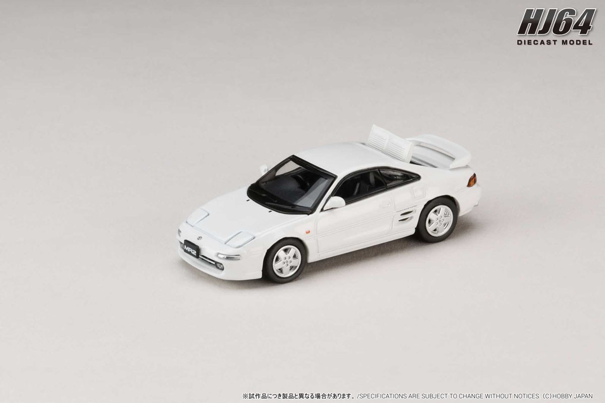Toyota MR2 (SW20) GT-S 1996 スーパーホワイトII (ミニカー) - ホビー