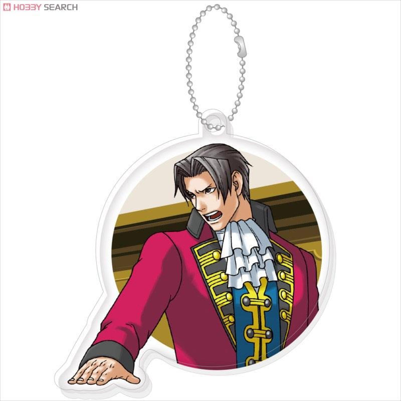 逆転裁判 御剣怜侍 ストラップ シール ステッカー 逆転検事 TSUTAYA
