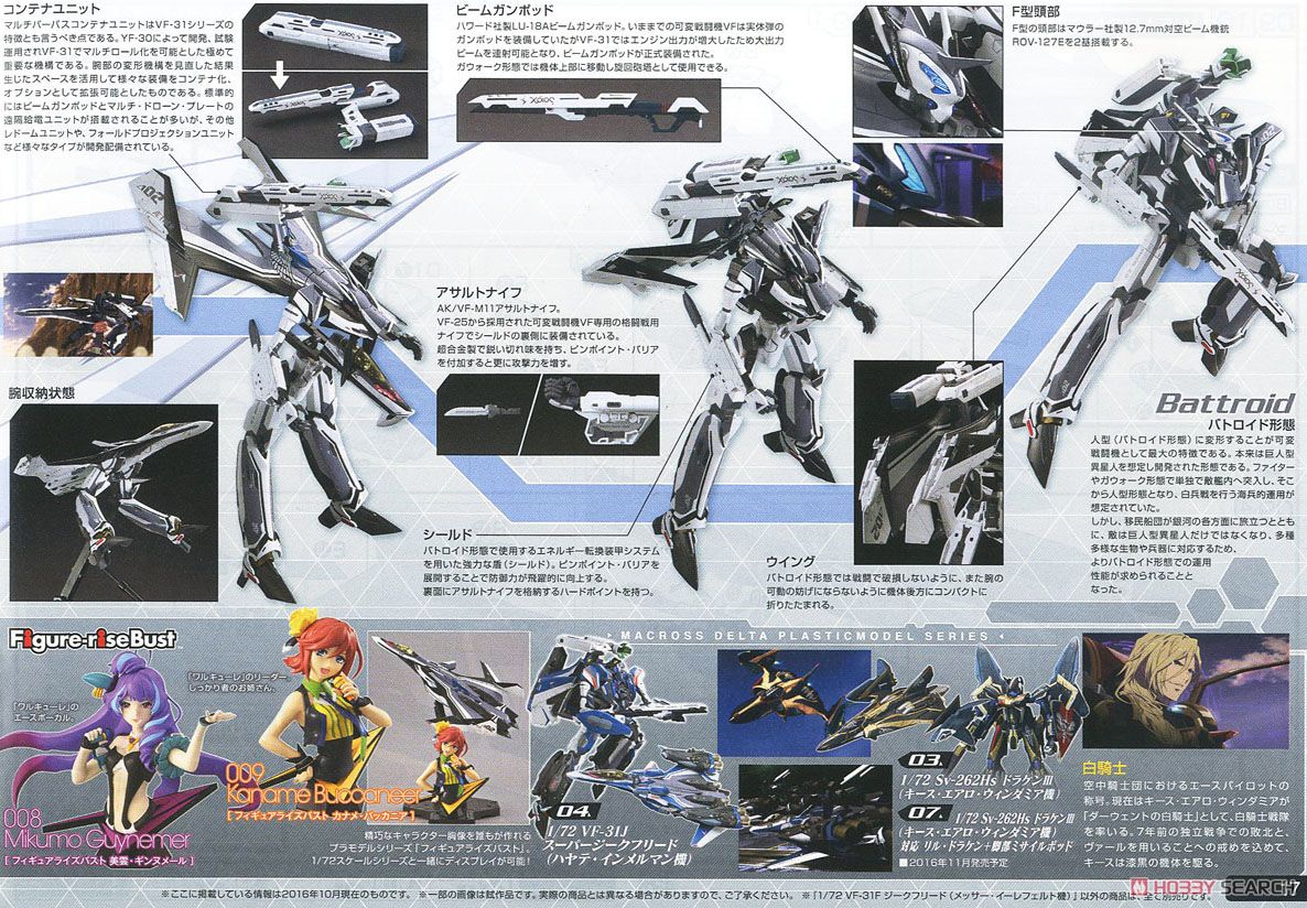 VF-31F ジークフリード(メッサー・イーレフェルト機) (プラモデル