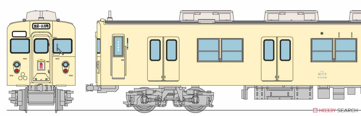 鉄道コレクション 東武鉄道 8000系 8173編成セイジクリーム 基本4両