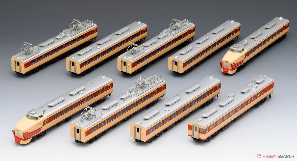 限定品】 国鉄 485系特急電車 (やまばと・あいづ) セット (9両セット