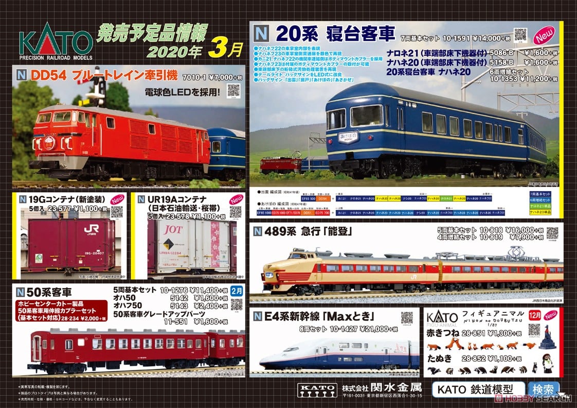 20系 寝台客車 7両基本セット (基本・7両セット) (鉄道模型) - ホビー