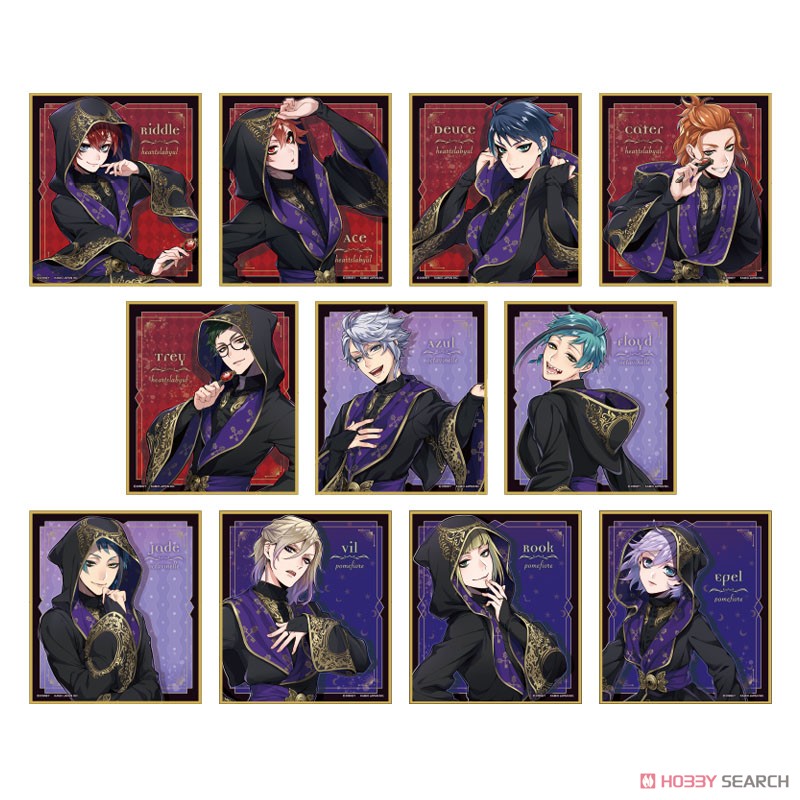 ディズニー ツイステッドワンダーランド トレーディングミニ色紙 式典