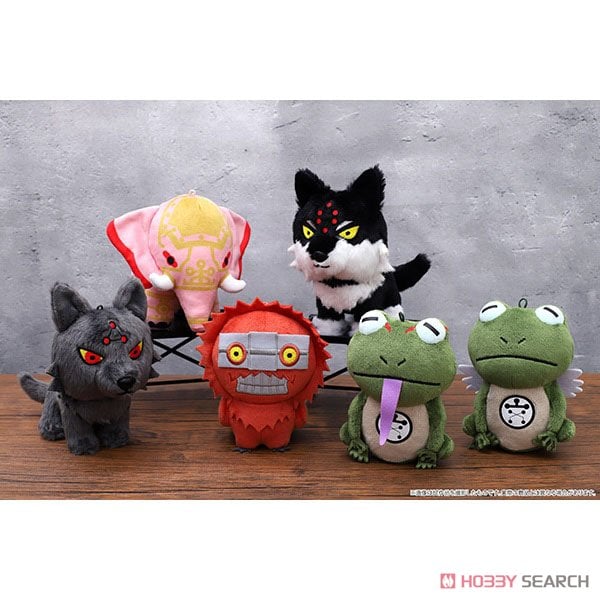 呪術廻戦 伏黒の式神ぬいぐるみキーホルダー 蝦蟇 (キャラクターグッズ