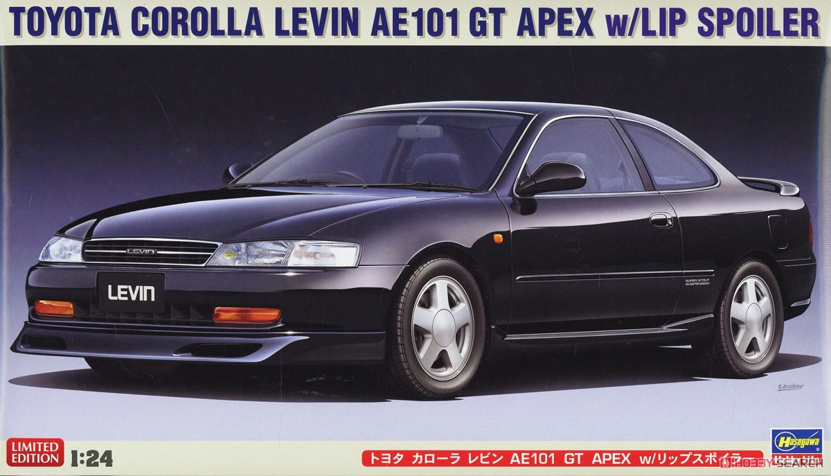 Tom`s Corolla Levin AE101 GT APEX w/Lip Spoiler (Model Car