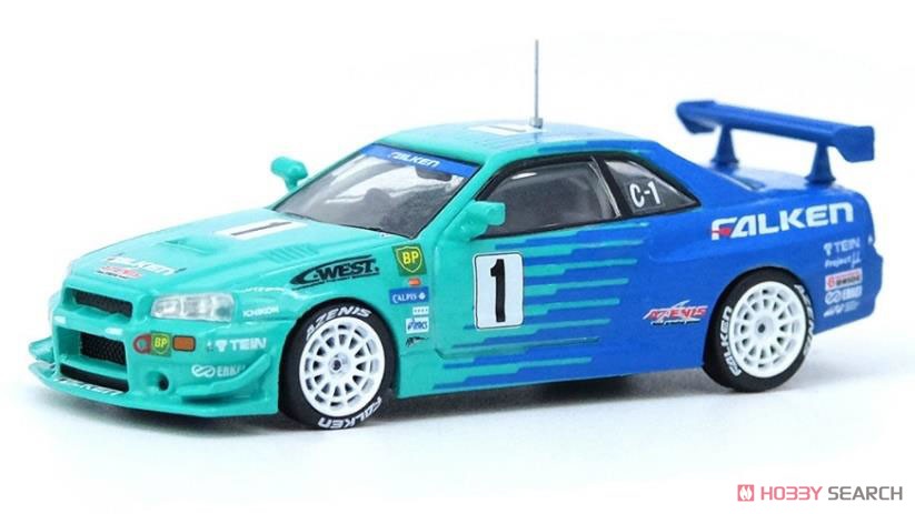 Skyline GT-R R34 #1 `FALKEN` Super Taikyu 2001 Winter (Diecast Car