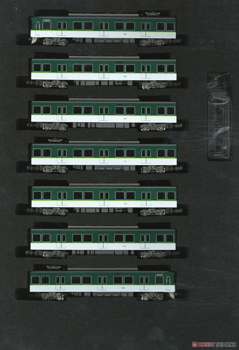 京阪 7200系 (7201編成) 7両編成セット (動力付き) (7両セット) (塗装