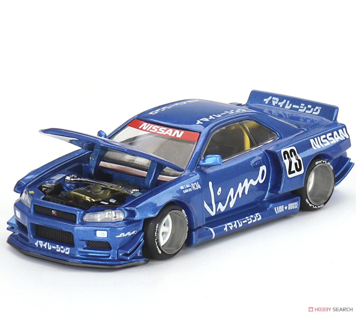Kaido BLKLTD 日産スカイライン R34 エアロ ポリス ピン付き。