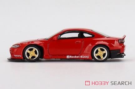 Pandem Nissan シルビア (S15) レッド (右ハンドル) (ミニカー