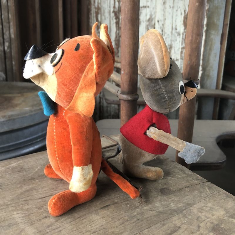 60s Vintage Hanna Barbara Mr.Jinks Velveteen Stuffed (M869