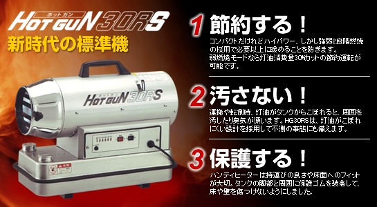 静岡製機 ハンディヒーター ホットガン30RS 電動工具・エアー工具