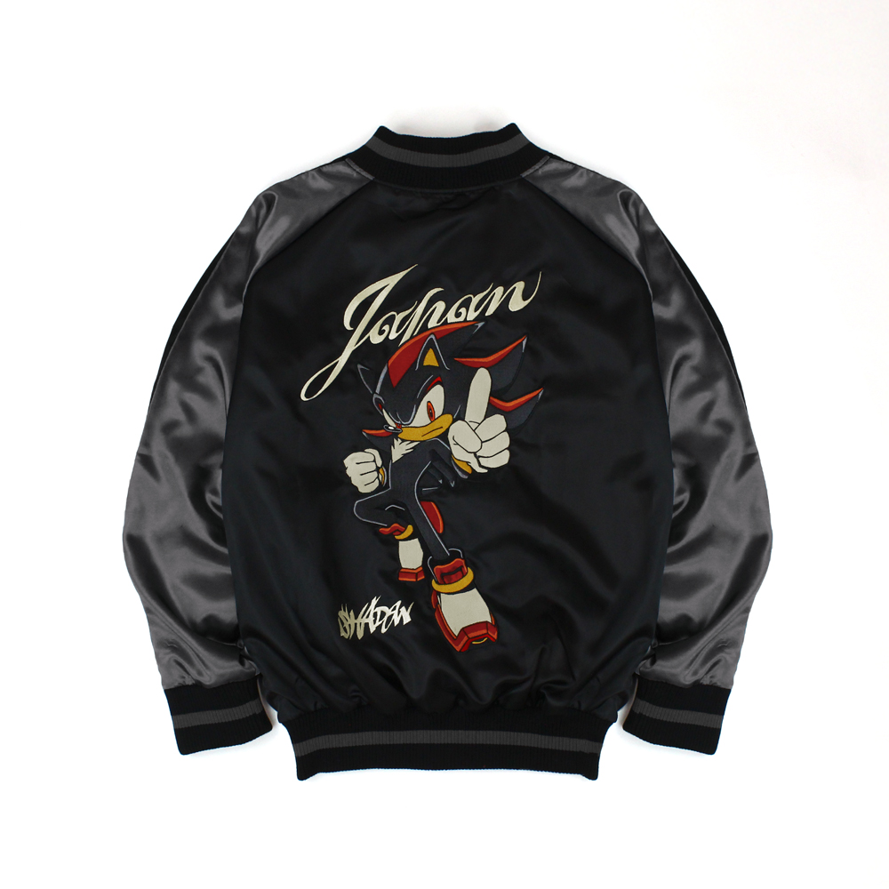 シャドウ 刺繍スカジャン [ソニック・ザ・ヘッジホッグ