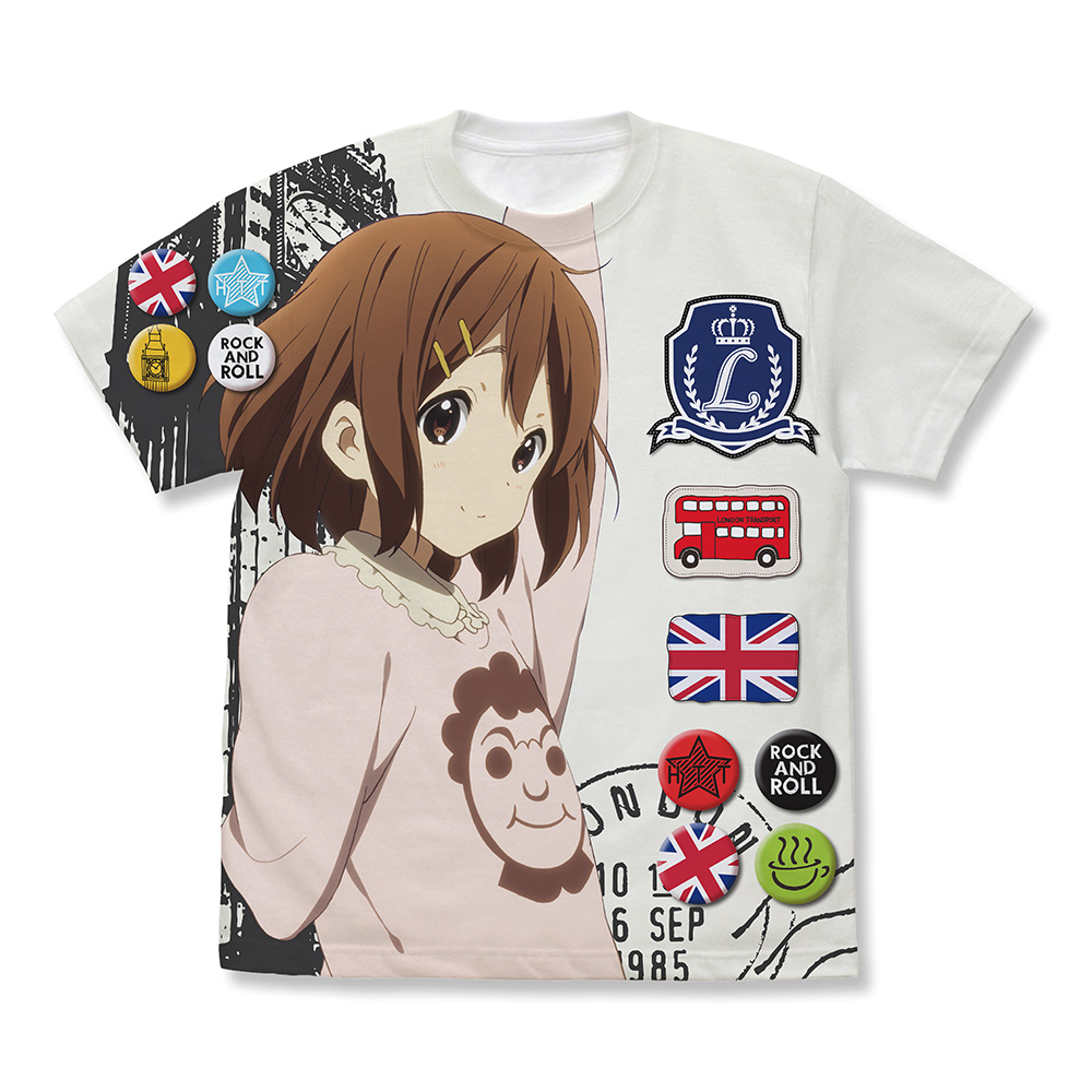 平沢唯 フルグラフィックTシャツ the UK Ver. [けいおん！] | 公式
