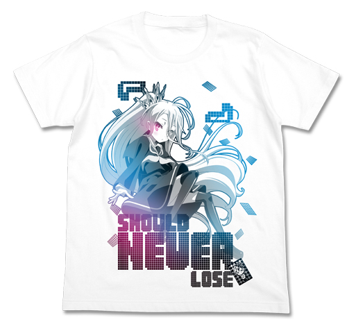 白」Tシャツ [ノーゲーム・ノーライフ] | 二次元キャラクター公式